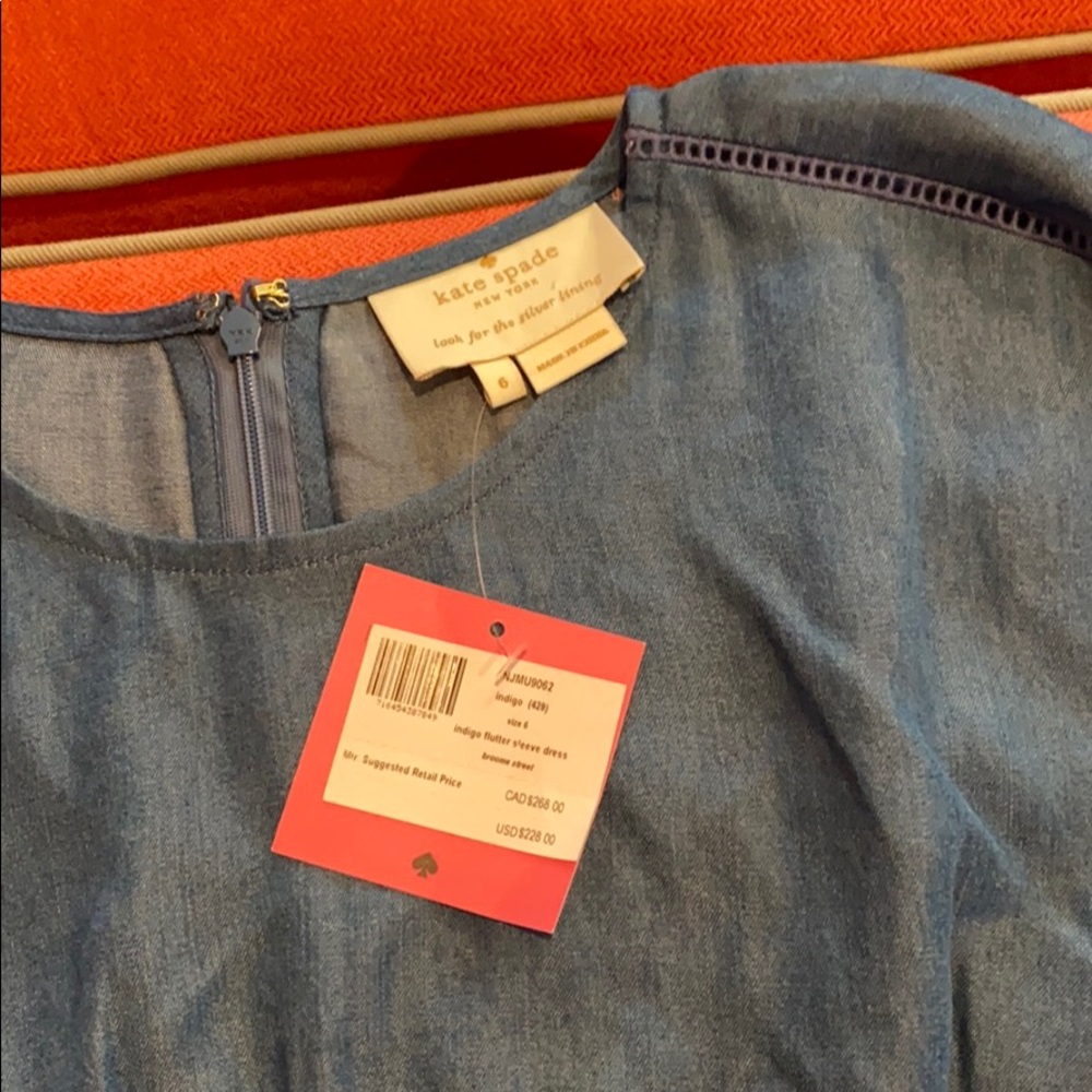 Kate Spade denim dress - Picture 3 of 6